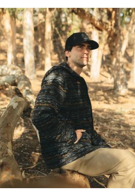 Poleron Polar Ethnic Ocean Multicolor Hombre Maui And Sons
