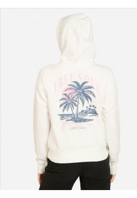 Imagen 2 del producto Poleron FZ Prismara Blanco Mujer Maui And Sons