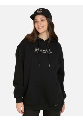 Imagen 1 del producto Poleron Canguro Rideona Negro Mujer Maui And Sons