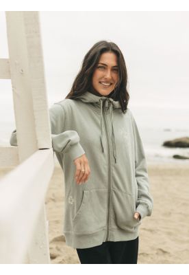 Imagen 2 del producto Poleron FZ Komodo Verde Mujer Maui And Sons