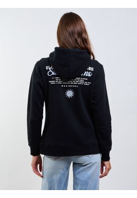 Imagen 2 del producto Poleron FZ Bora Bora Negro Mujer Maui And Sons