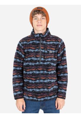 Poleron Micropolar Aqua Multicolor Infantil Maui And Sons