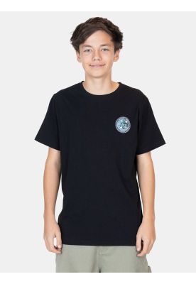 Polera MC Marealux Negro Infantil Maui And Sons