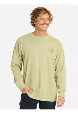 Polera ML Menoy Verde Hombre Maui And Sons