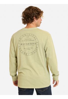 Imagen 2 del producto Polera ML Menoy Verde Hombre Maui And Sons