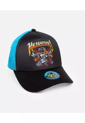 Jockey Skull & Snake Trucker NegroNiño Maui and sons