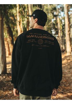 Imagen 2 del producto Poleron CR Secret place Negro Hombre Maui And Sons