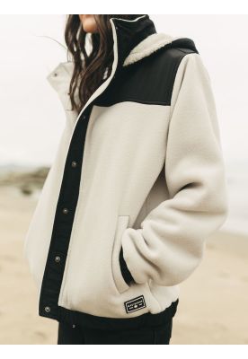 Imagen 2 del producto Poleron Polar Fog Beige Mujer Maui And Sons