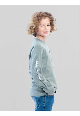 Imagen 2 del producto Polera ML Eternal Flame Verde Infantil Maui And Sons