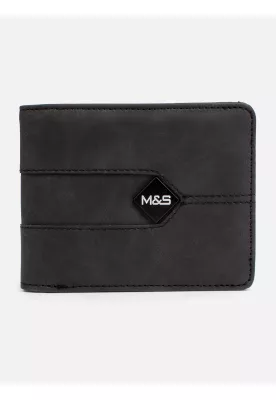 Billetera oval Negro Hombre Maui And Sons