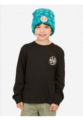 Polera Polian Negro Infantil Maui And Sons