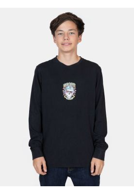 Polera ML RayVibe Negro Infantil Maui And Sons