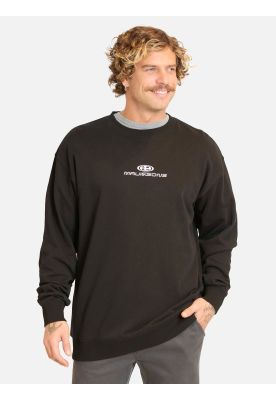 Poleron CR Flowtica Negro Hombre Maui And Sons