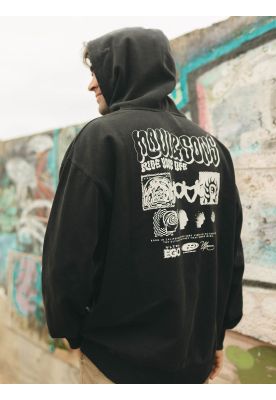 Imagen 2 del producto Poleron Canguro Ultra Ego Negro Hombre Maui And Sons