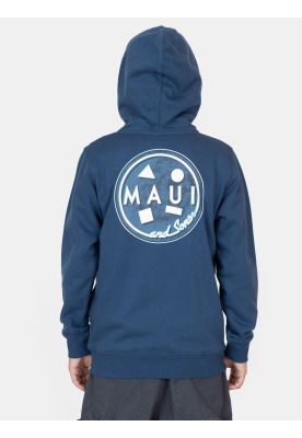 Imagen 2 del producto Poleron FZ Seavie Celeste Infantil Maui And Sons