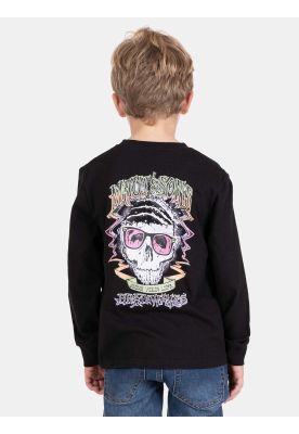 Imagen 2 del producto Polera ML Ohanix Negro Infantil Maui And Sons