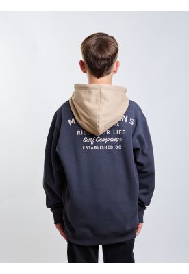 Imagen 2 del producto Poleron FZ Flux Gris Infantil Maui And Sons