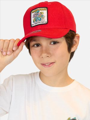 Imagen 2 del producto Jockey Canvas Racer Rojo Niño Maui And Sons