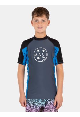 Polera UVP Waveon Gris Infantil Maui And Sons