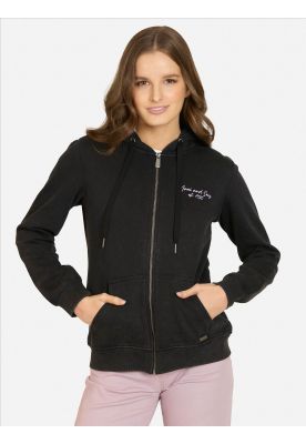 Poleron FZ Bohevana Negro Mujer Maui And Sons