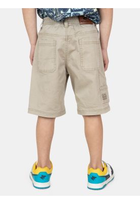 Imagen 2 del producto Bermuda Jogger Vaholux Beige Infantil Maui And Sons