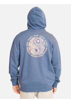 Imagen 2 del producto Poleron FZ Flowbay Azul Hombre Maui And Sons