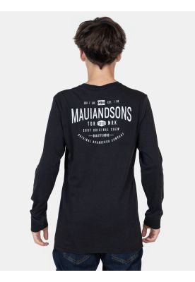 Imagen 2 del producto Polera ML Active Negro Infantil Maui And Sons