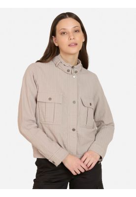 Chaqueta Solis Beige Mujer Maui And Sons