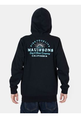 Imagen 2 del producto Poleron FZ  Kalira Negro Infantil Maui And Sons