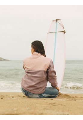 Imagen 2 del producto Poleron Polar Birch Morado Mujer Maui And Sons