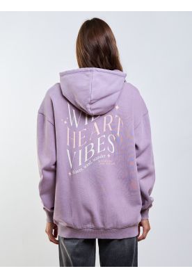 Imagen 2 del producto Poleron FZ Hawai Morado Mujer Maui And Sons