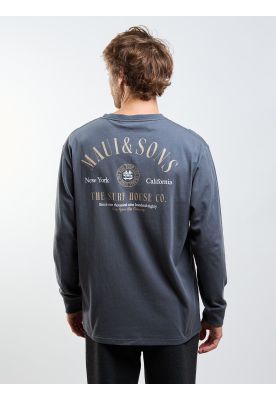 Imagen 2 del producto Polera ML Surf House Gris Hombre Maui And Sons