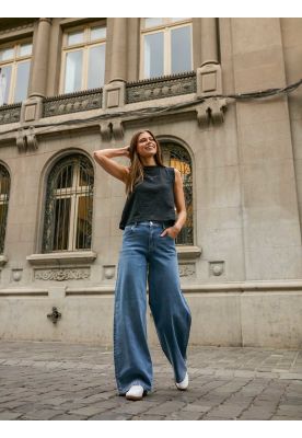 Imagen 2 del producto Jeans Halani Azul Mujer Maui And Sons