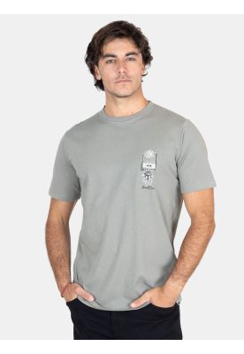 Polera MC Sunset Rider Verde Hombre Maui And Sons