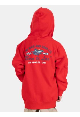 Imagen 2 del producto Poleron FZ Lani Rojo Infantil Maui And Sons