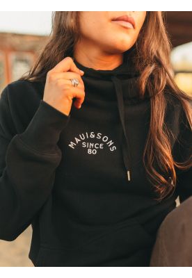 Imagen 2 del producto Poleron Canguro Bali Negro Mujer Maui And Sons