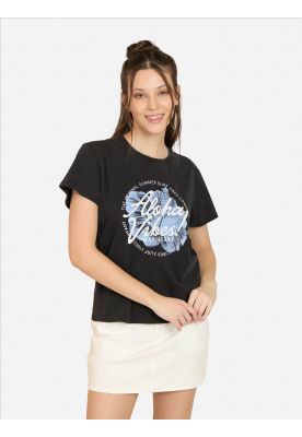 Polera MC Maliva Negro Mujer Maui And Sons