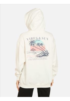 Imagen 2 del producto Poleron Canguro Rideona Beige Mujer Maui And Sons