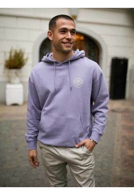 Poleron Canguro Sunomia Morado Hombre Maui And Sons