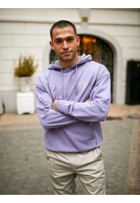 Imagen 2 del producto Poleron Canguro Sunomia Morado Hombre Maui And Sons