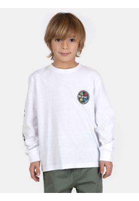 Polera ML Kailo Blanco Infantil Maui And Sons