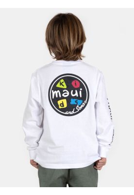 Imagen 2 del producto Polera ML Kailo Blanco Infantil Maui And Sons