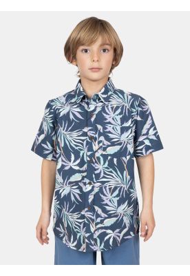 Camisa MC Aquaira Multicolor Infantil Maui And Sons