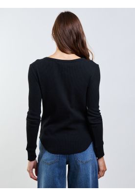 Imagen 2 del producto Polera ML Sicilia Negro Mujer Maui And Sons