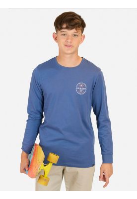 Polera ML Flamingo Celeste Infantil Maui And Sons