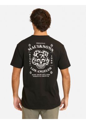 Imagen 2 del producto Polera MC Nekodu Negro Hombre Maui And Sons