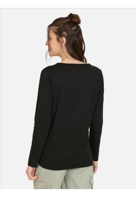 Imagen 2 del producto Polera ML Maurea Negro Mujer Maui And Sons