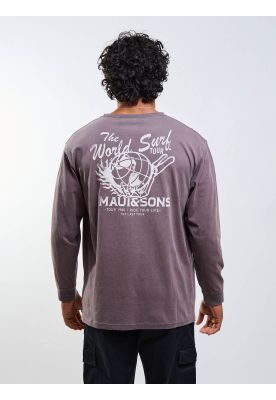 Imagen 2 del producto Polera ML The World Surf Café Hombre Maui And Sons