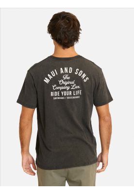 Imagen 2 del producto Polera MC Dilis Negro Hombre Maui And Sons