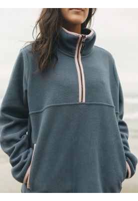 Imagen 2 del producto Poleron Polar Spray Green Celeste Mujer Maui And Sons